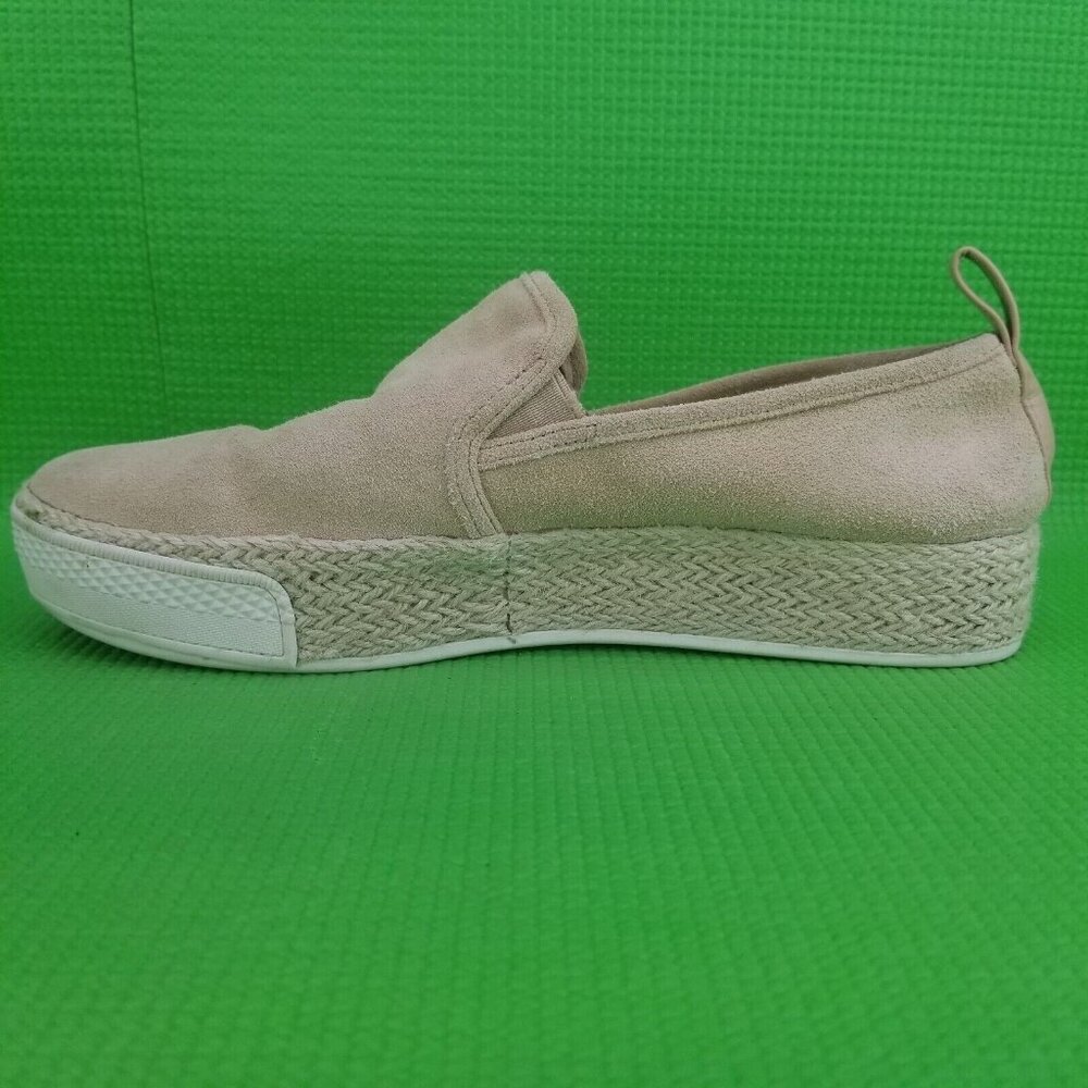 ✅Womens 8 Dolce Vita Travis Blush Suede Espadrille Platform Slip-On Shoes - Picture 9 of 15
